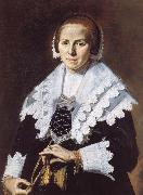 Portrait of a Woman with a Fan, Frans Hals